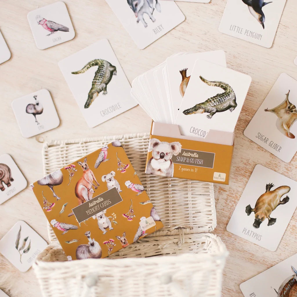 Australia Snap and Go Fish (2 card games in 1)