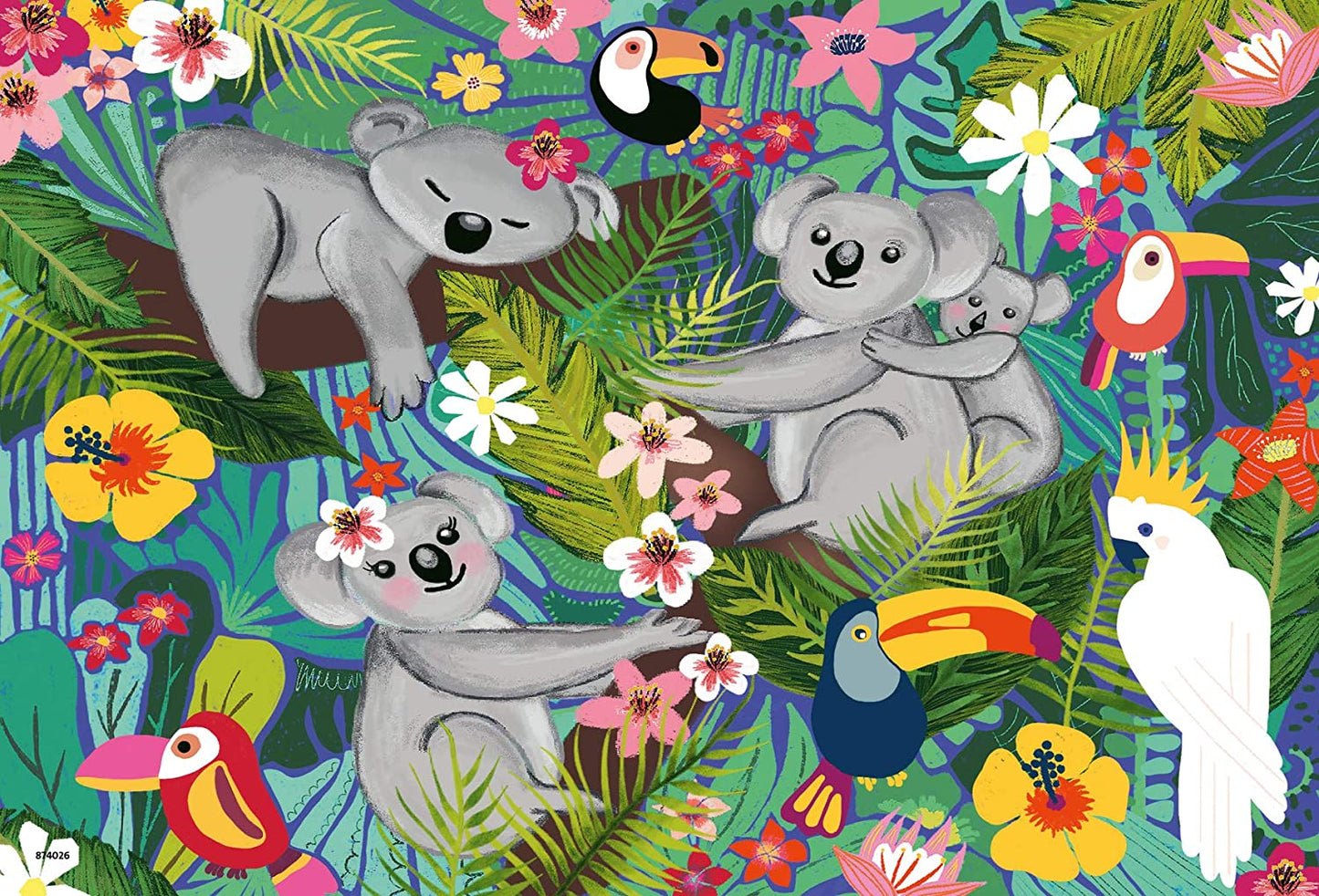 2 x 24 pc Puzzle - Koalas and Sloths