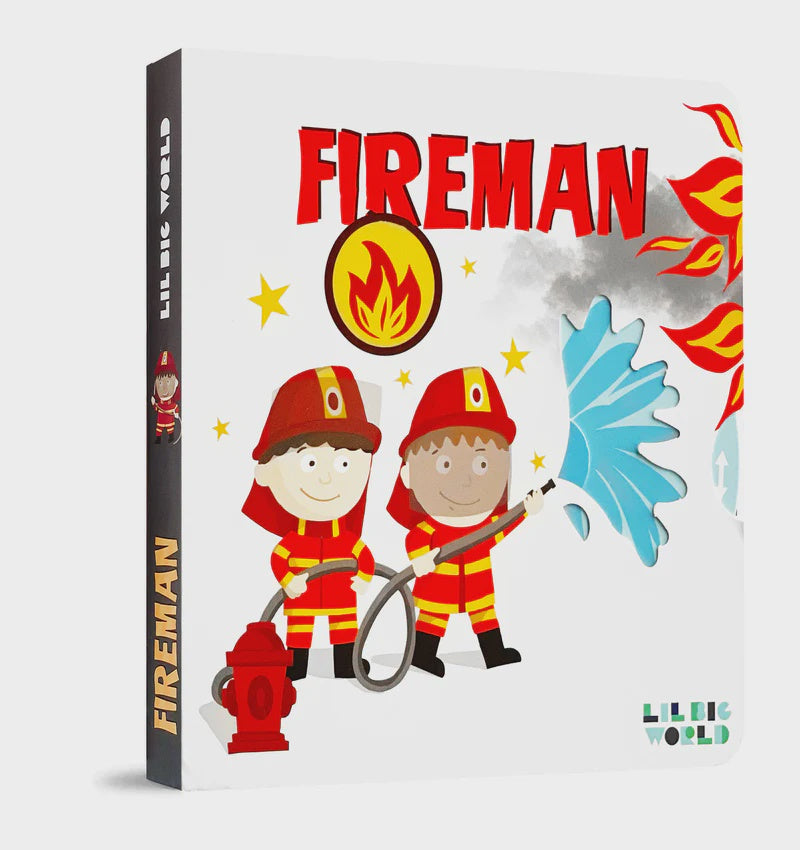 Lil Big Man Board Book - The Fireman