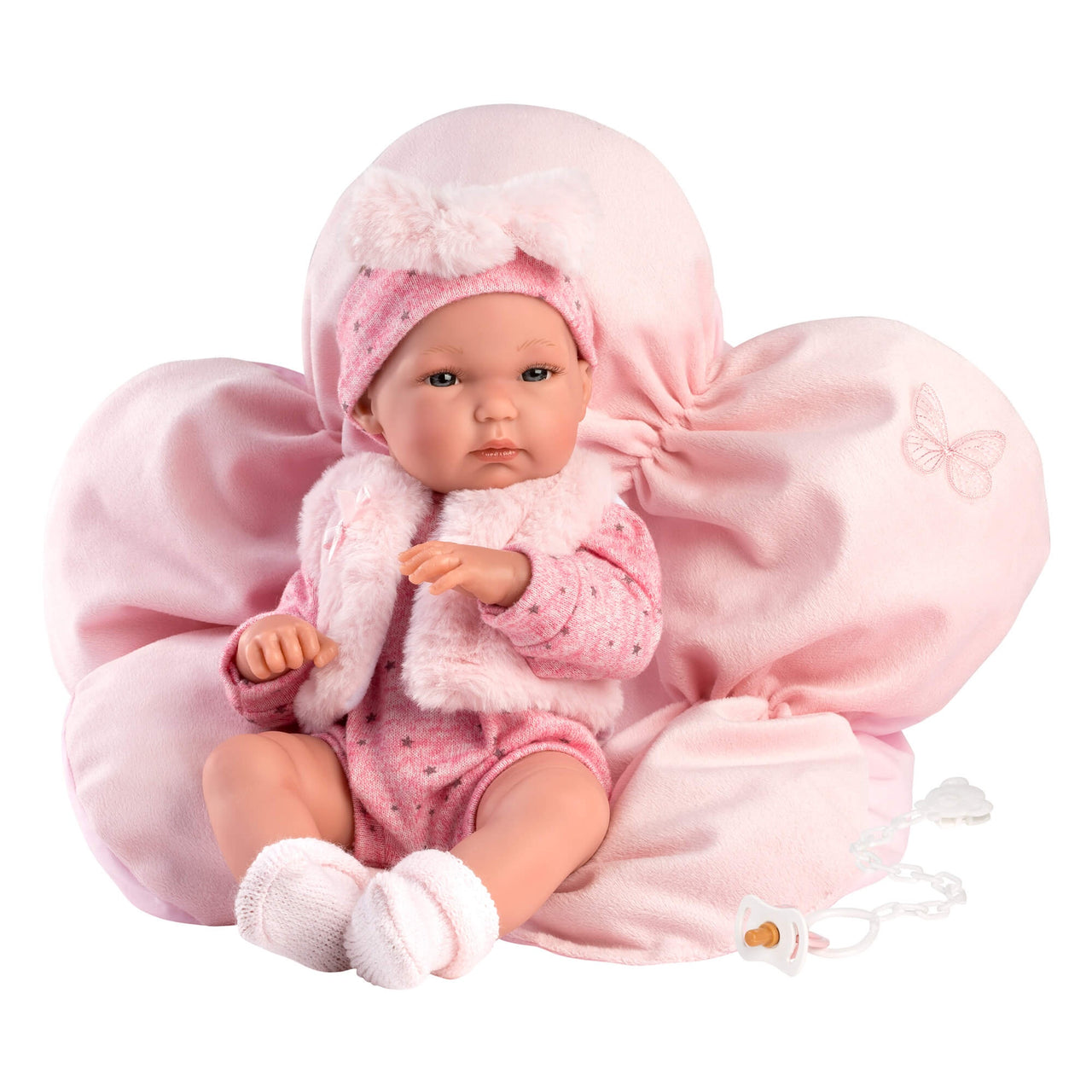 Baby Doll Bimba Con Cojin Rosa