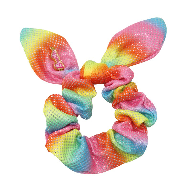 Barbie Rainbow Fantasy Tie Scrunchie w Barbie Charm