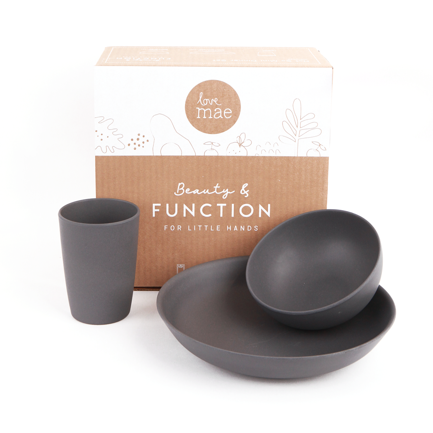 Not So Mini  Bamboo Dinner Set