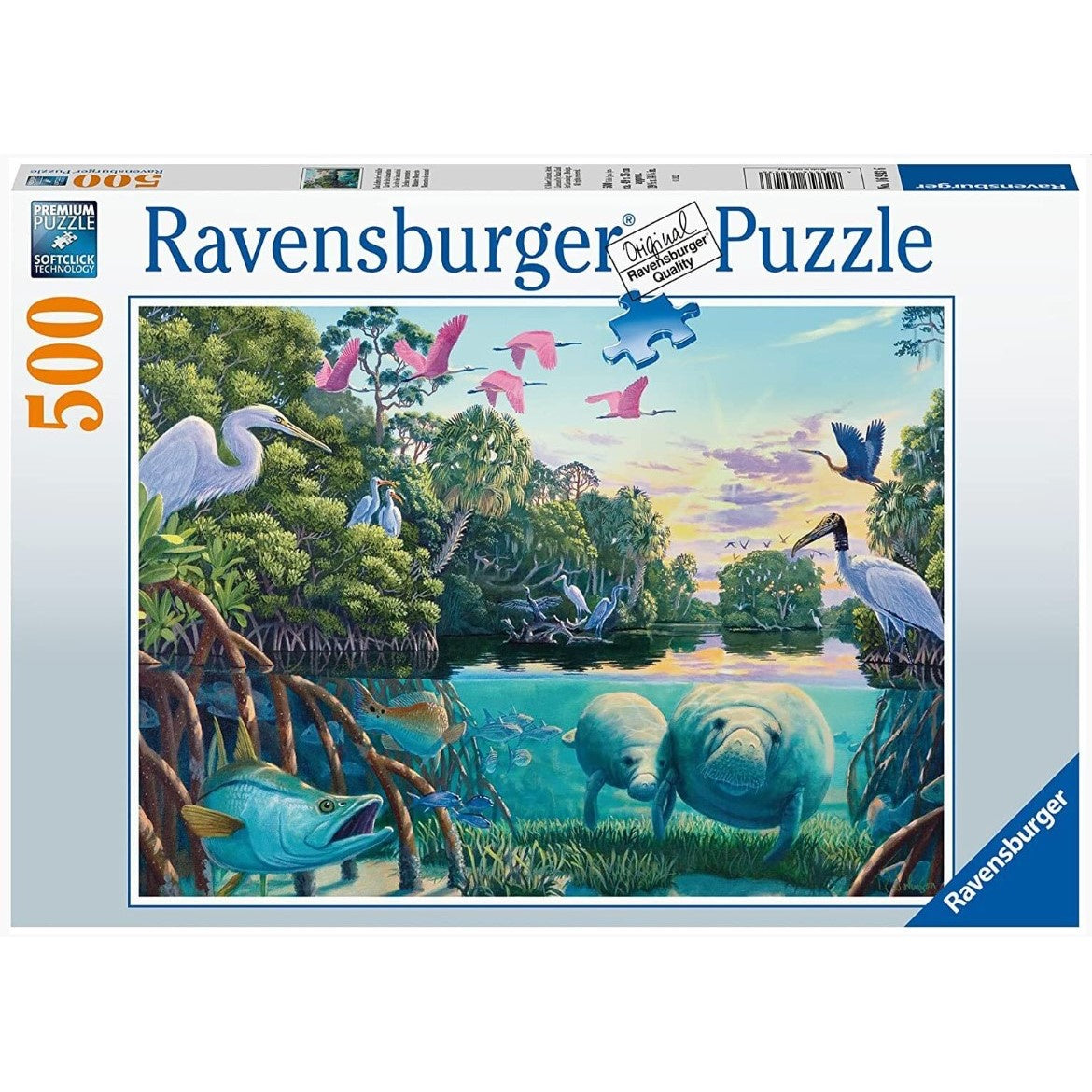 500 Pc Puzzle - Manatee Moments