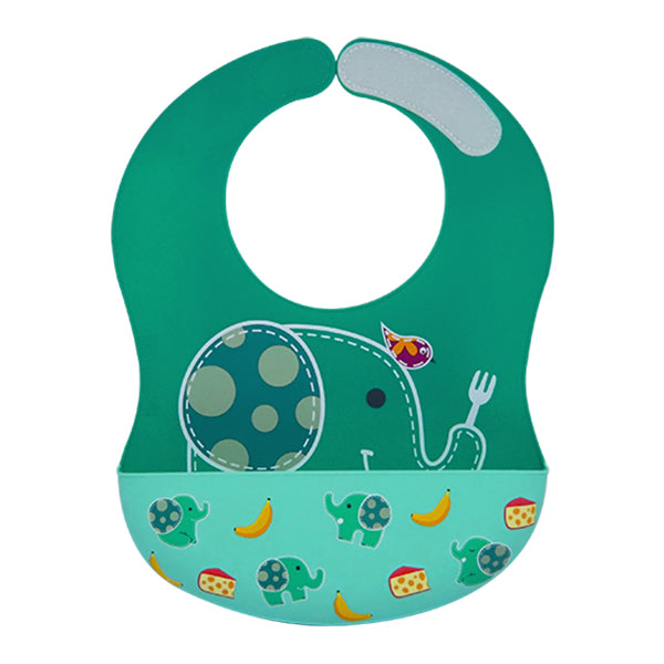 Wide Coverage silicone Bib