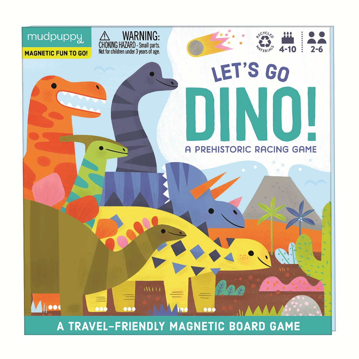 Let's Go Dino Magnetic Game
