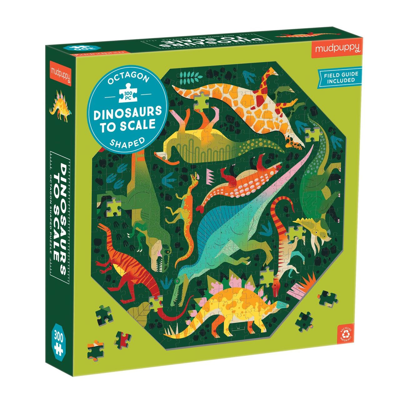 300pc Octogon Dinosaur Puzzle