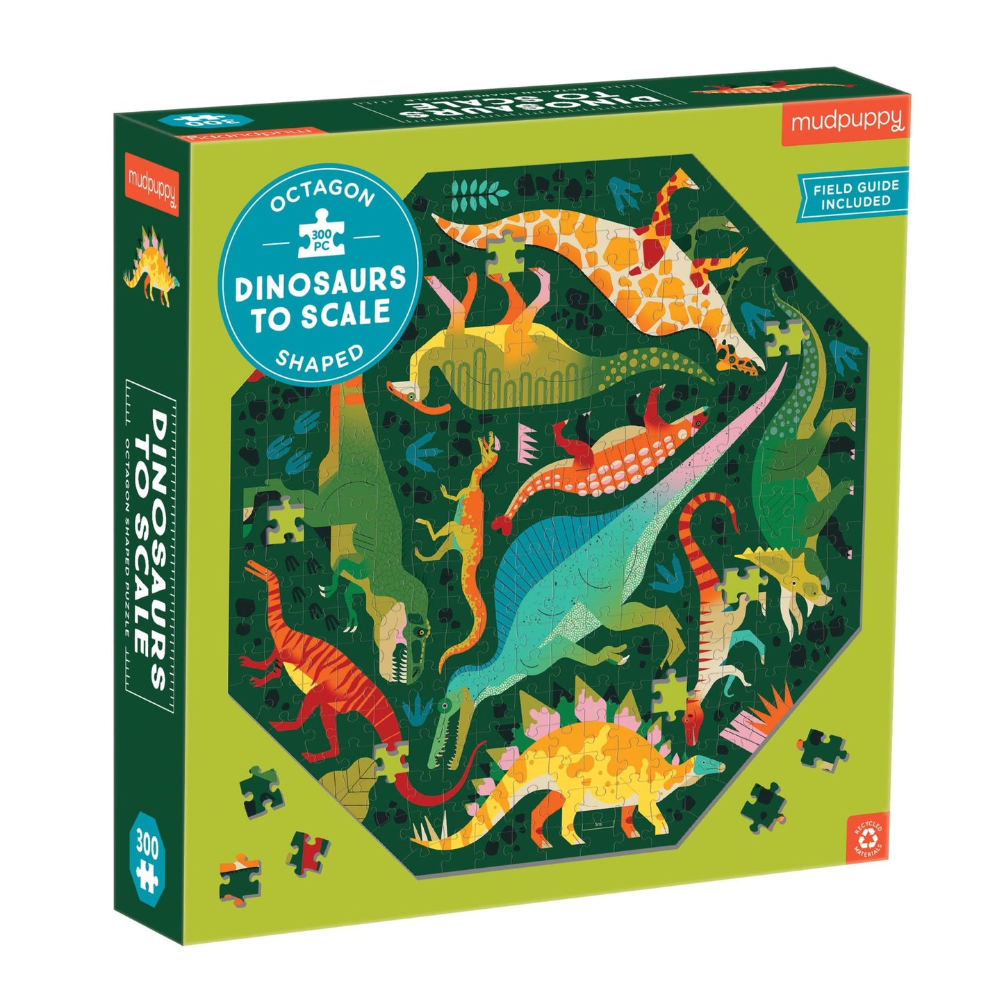 300pc Octogon Dinosaur Puzzle
