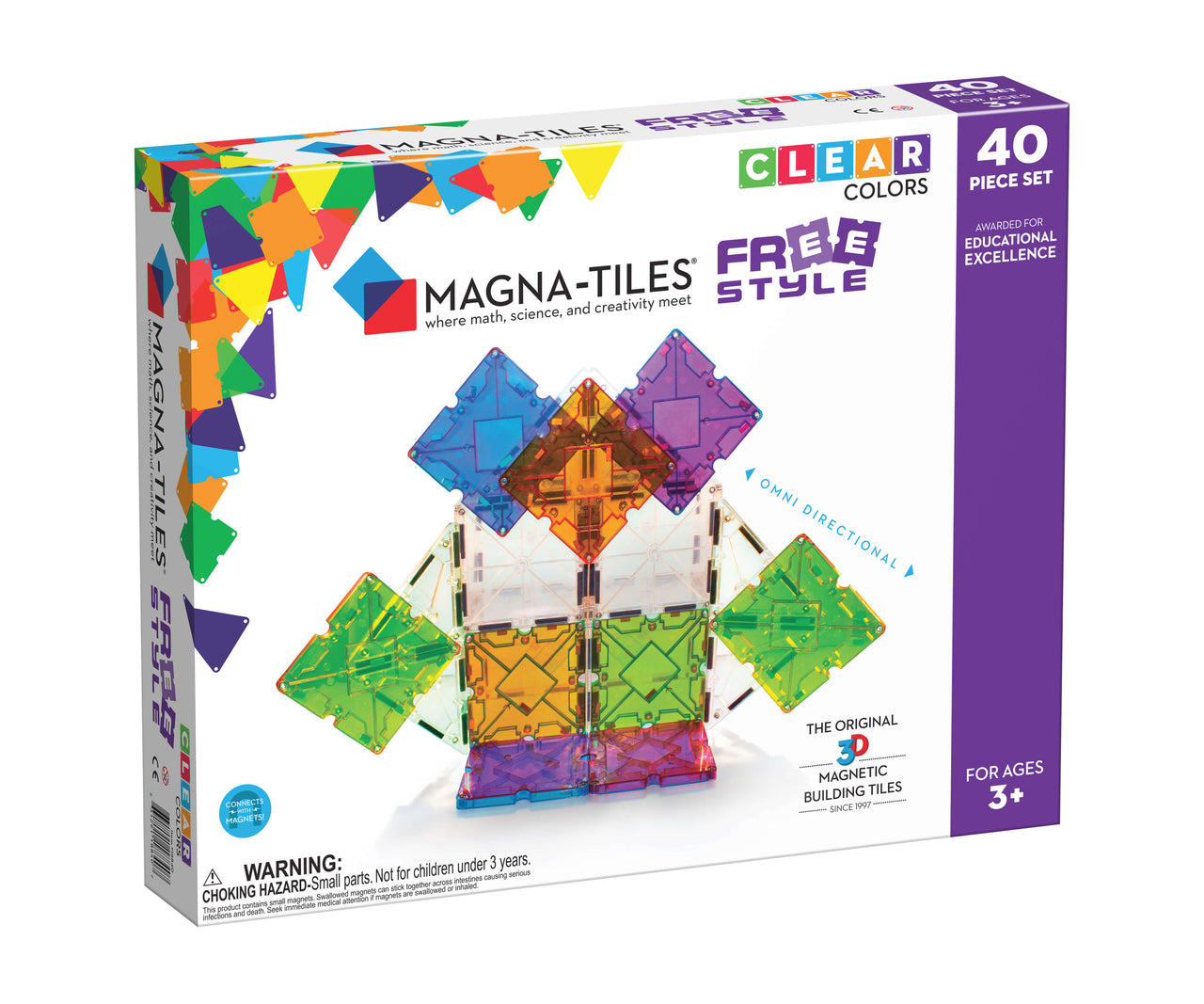 Magna-Tiles Free style 40 pc set