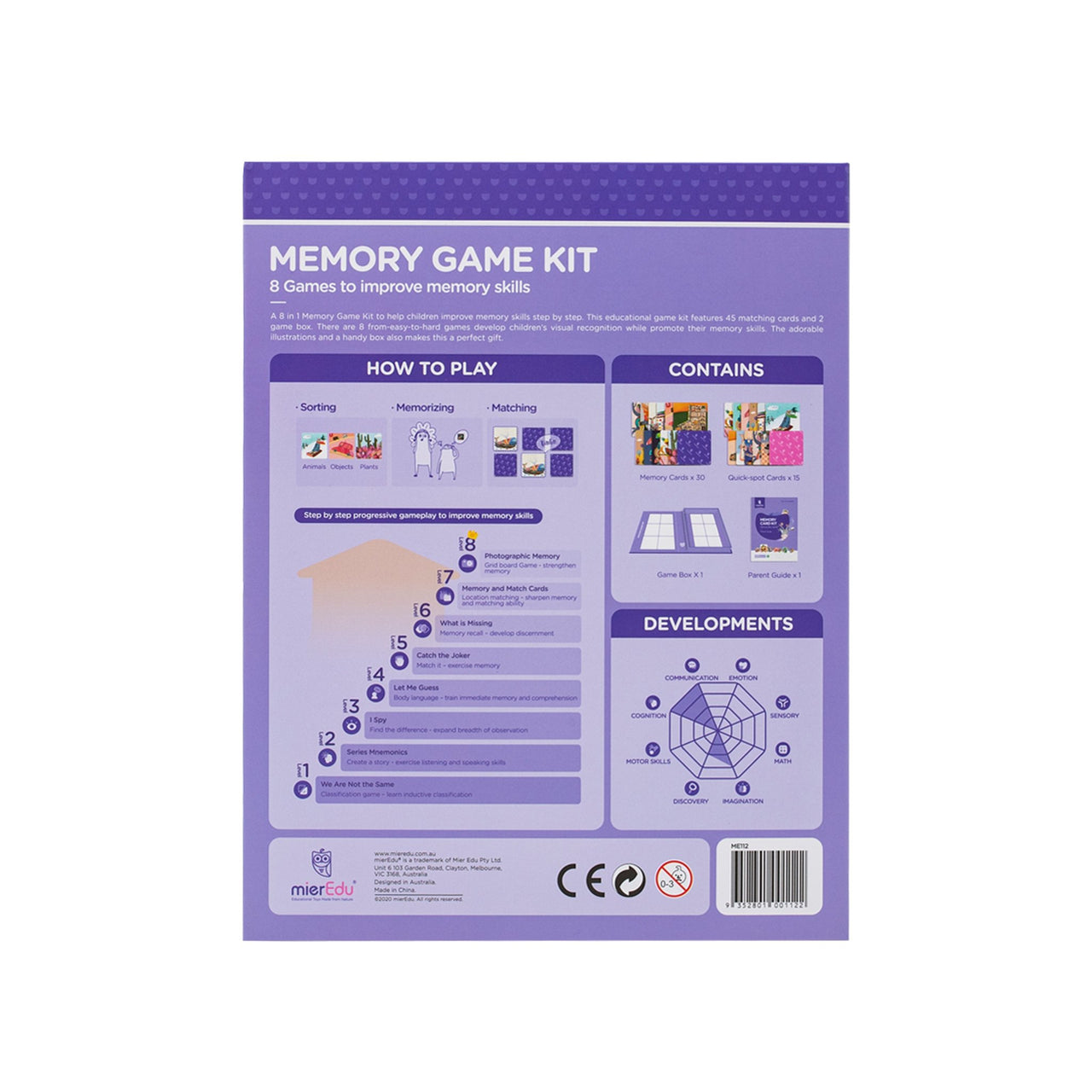 Memory Game Kit