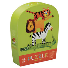 12 Pc Mini Puzzle - Jungle Friends
