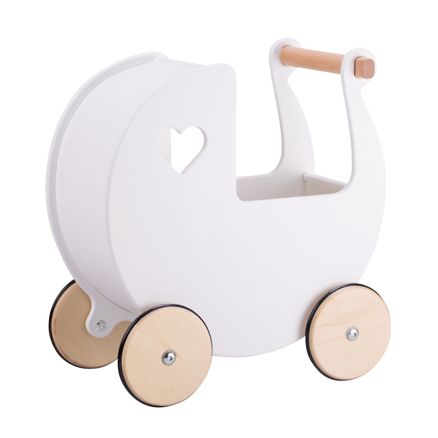 Classic Doll's Pram - White