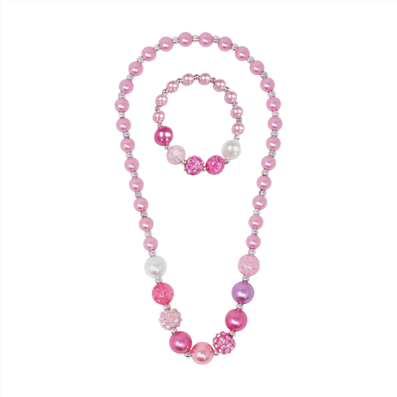 Unicorn Princess Necklace And Bracelet Set