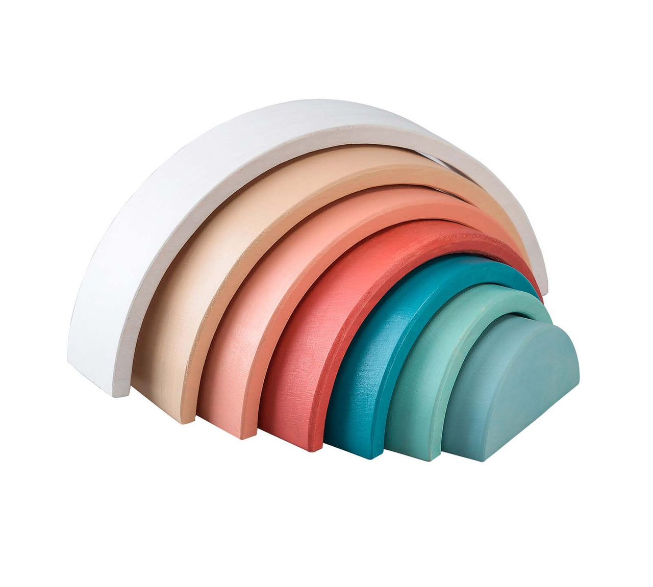 Calm & Breezy Wooden Stacking Rainbow