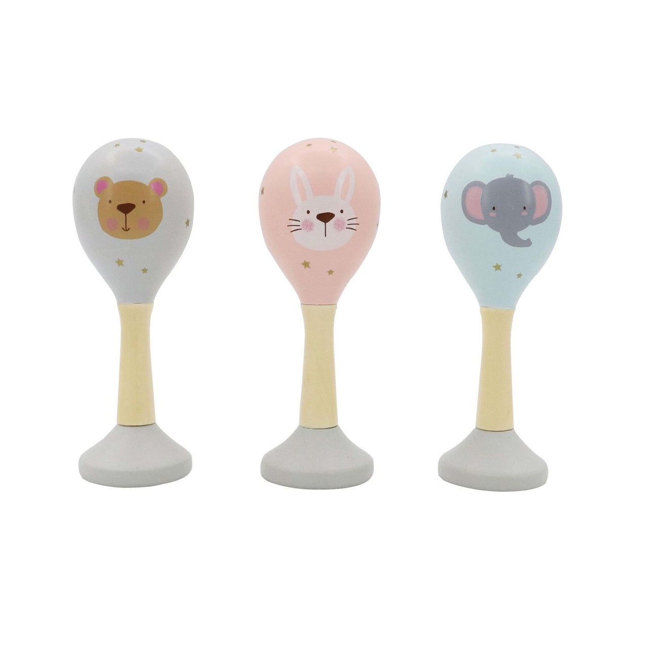 Calm & Breezy  Baby Animal Maracas