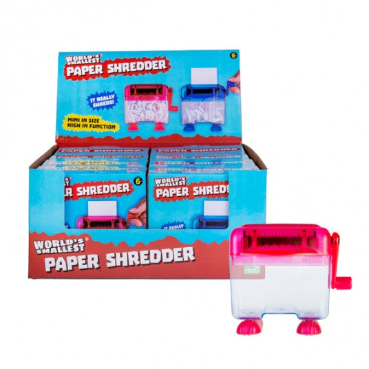 World's Smallest Paper Shredder