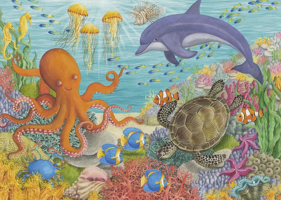 35 pc Puzzle - Ocean Friends