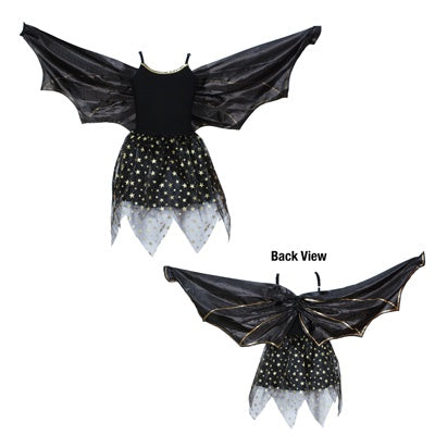 Dress - Black with gold star skirt