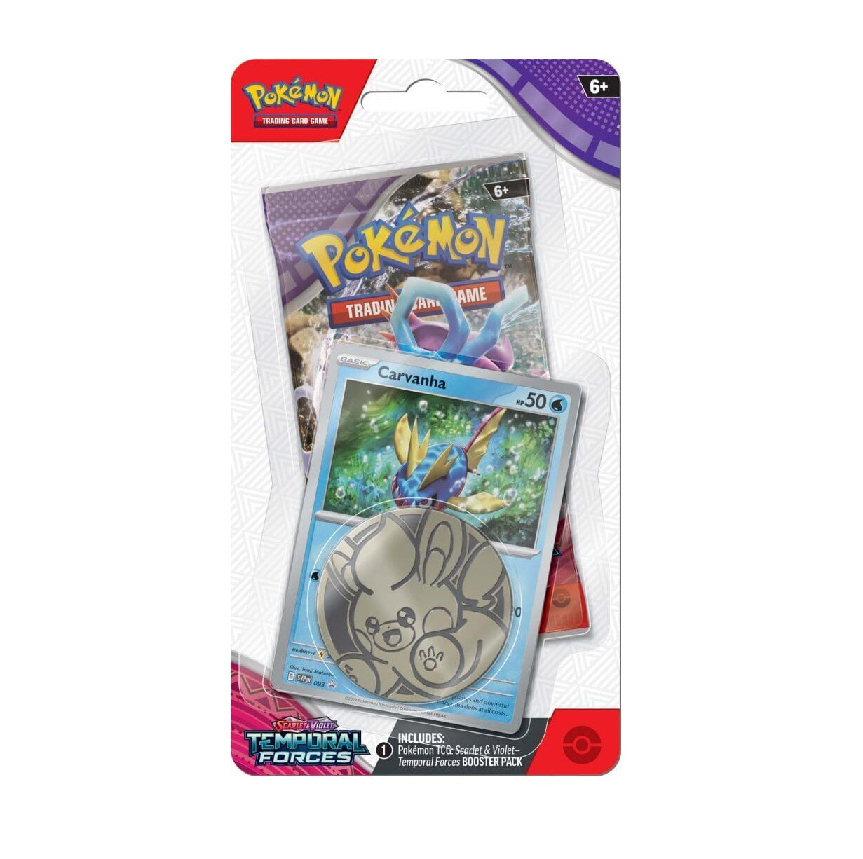 Pokemon TCG: Scarlet & Violet Temporal Forces Checklane Blister Pack (Set of 2)