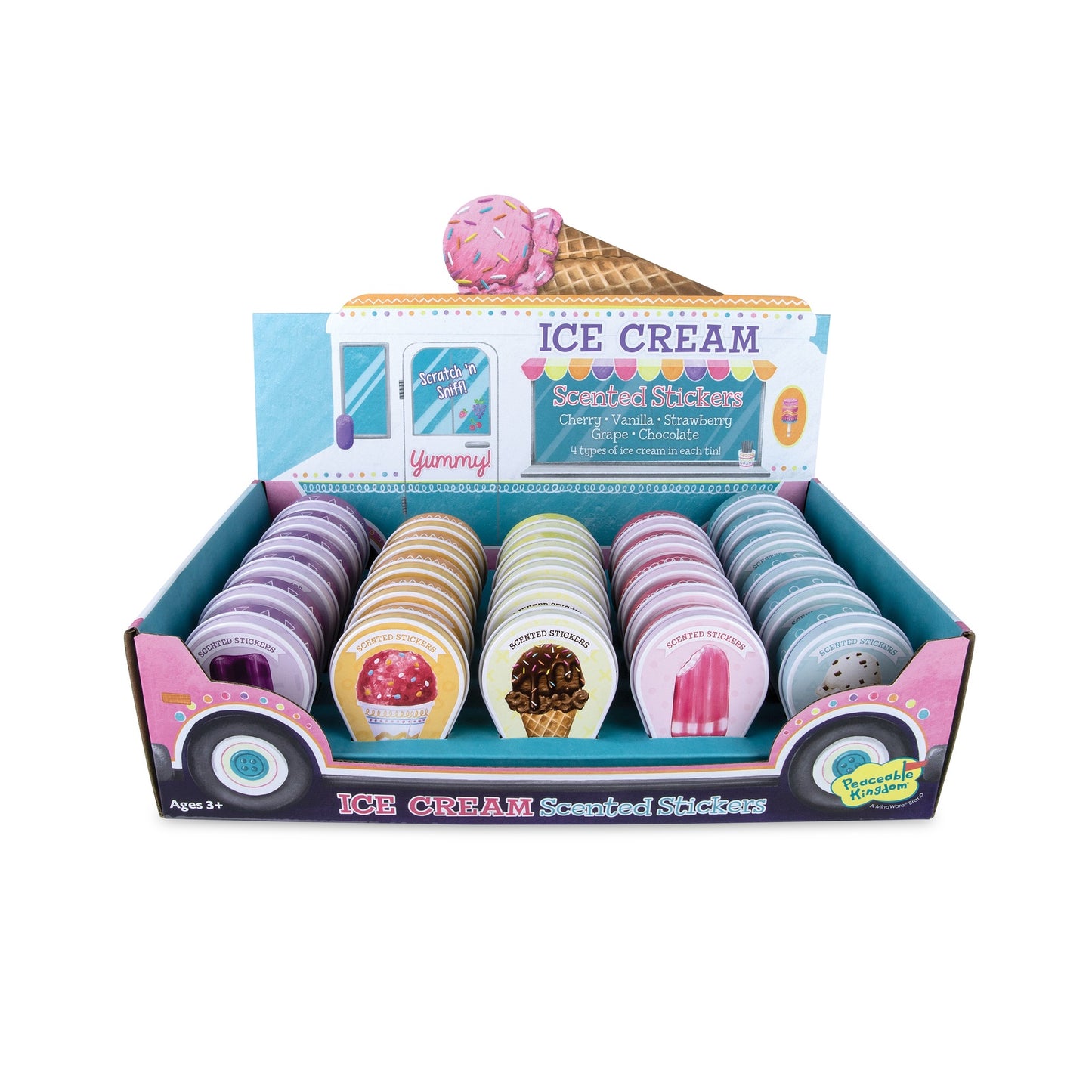 Ice Cream Scented Stickers