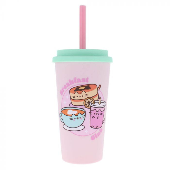 Pusheen Breakfast Club Beaker and Straw