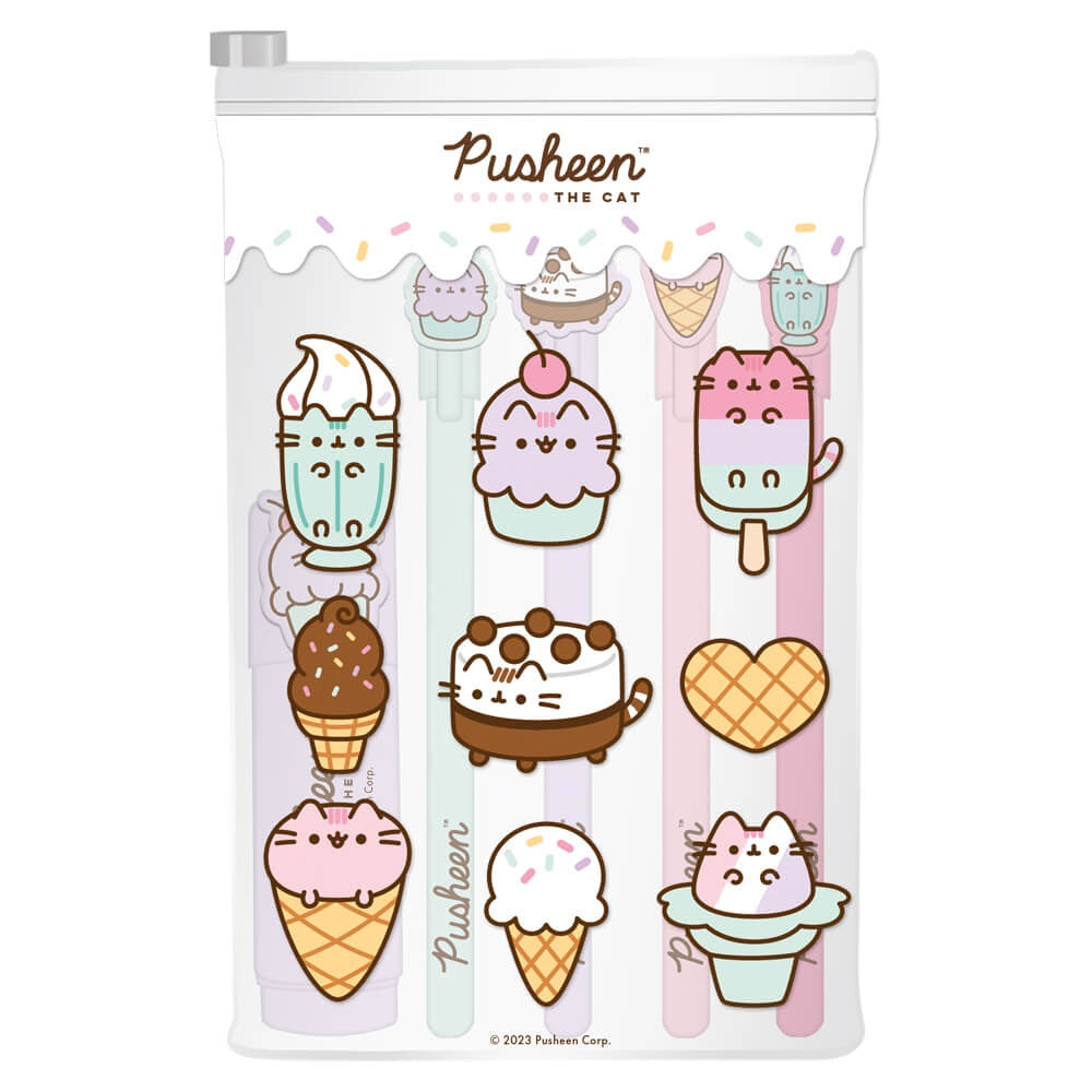 Ice Cream Highlighter & Gel Pen Set