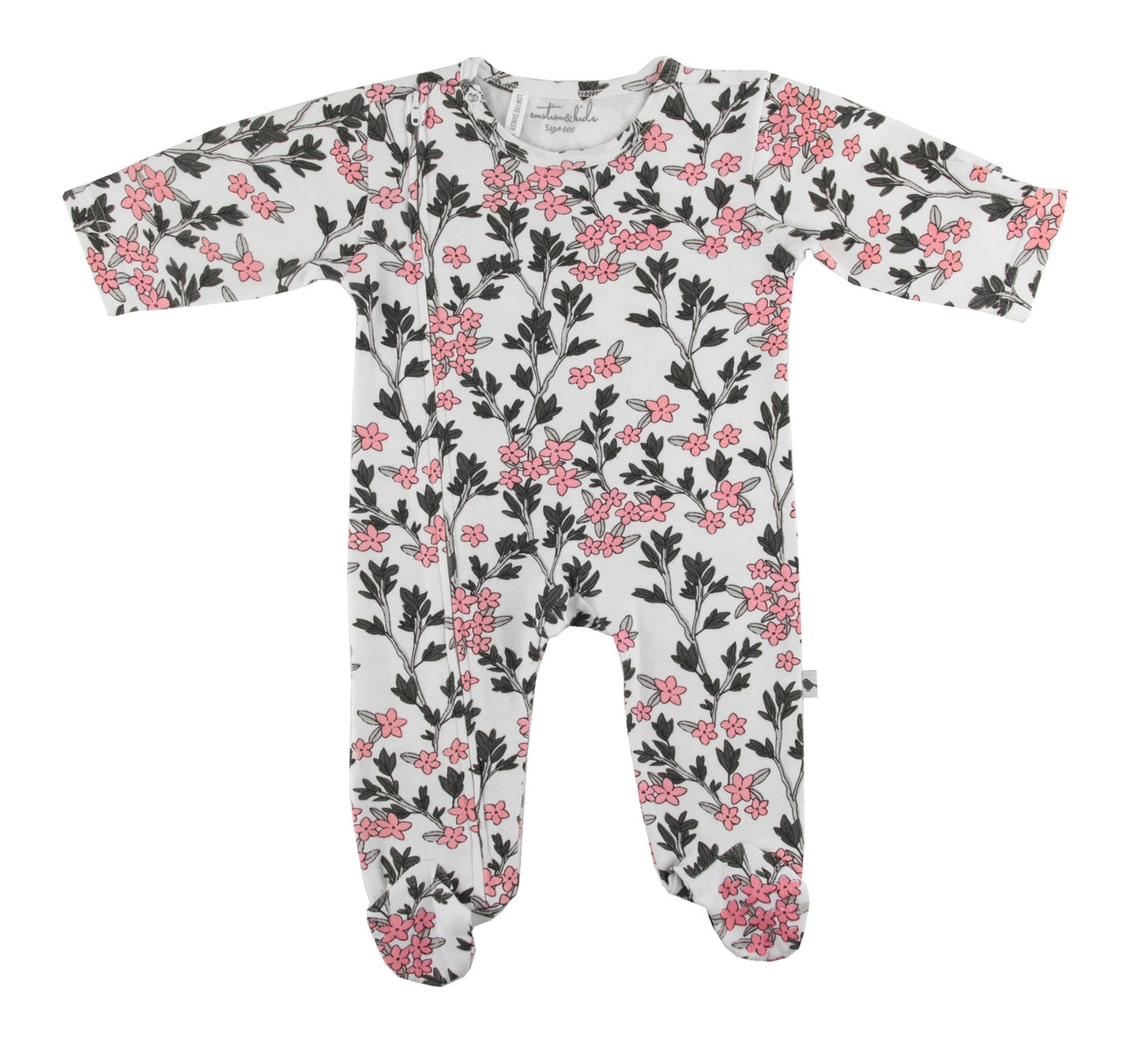 Messy Wild Flowers - Zip & Feet Outfit