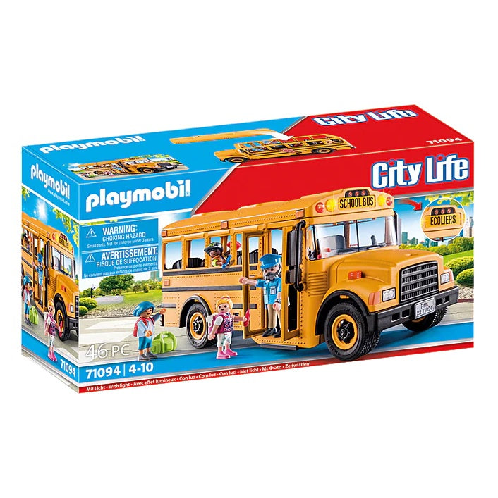 City Life - School Bus with Flashing Lights 70983