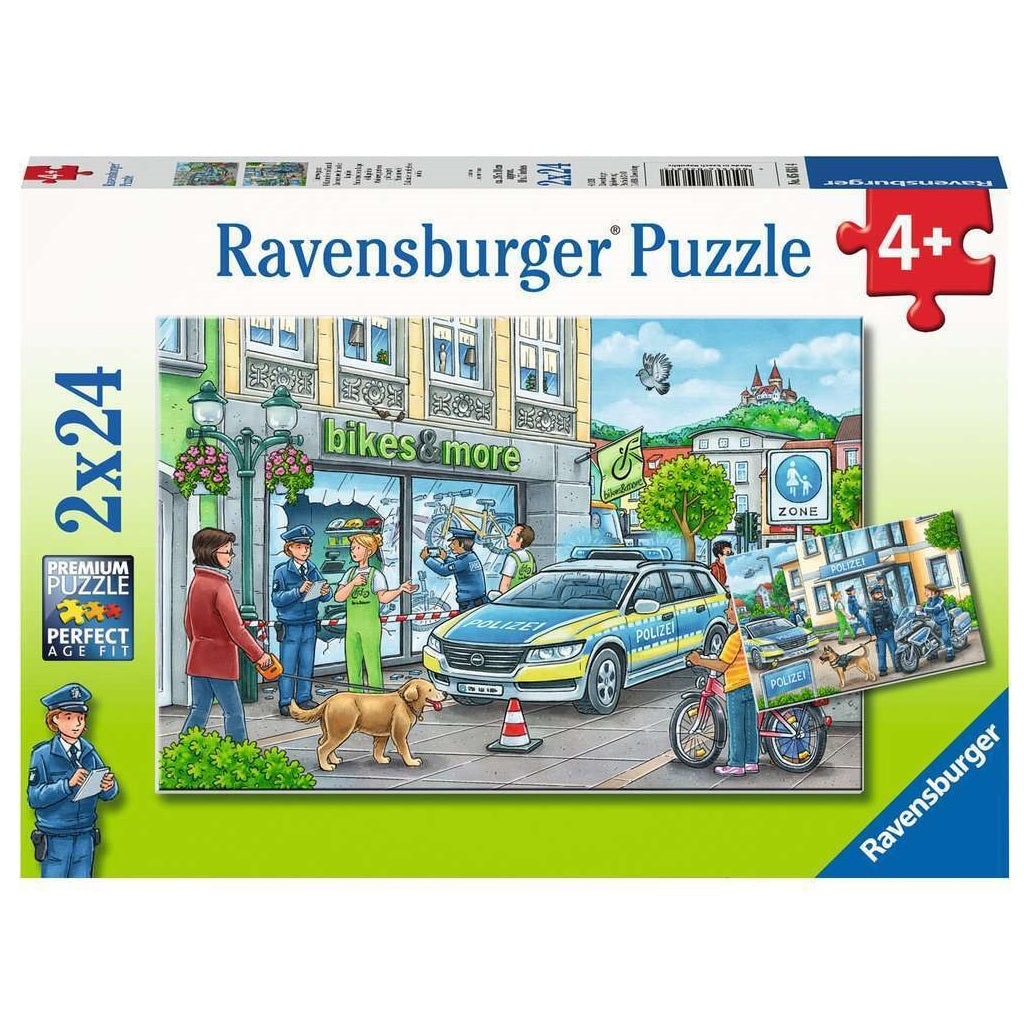 2 x 24 pc Puzzle - Police At Work