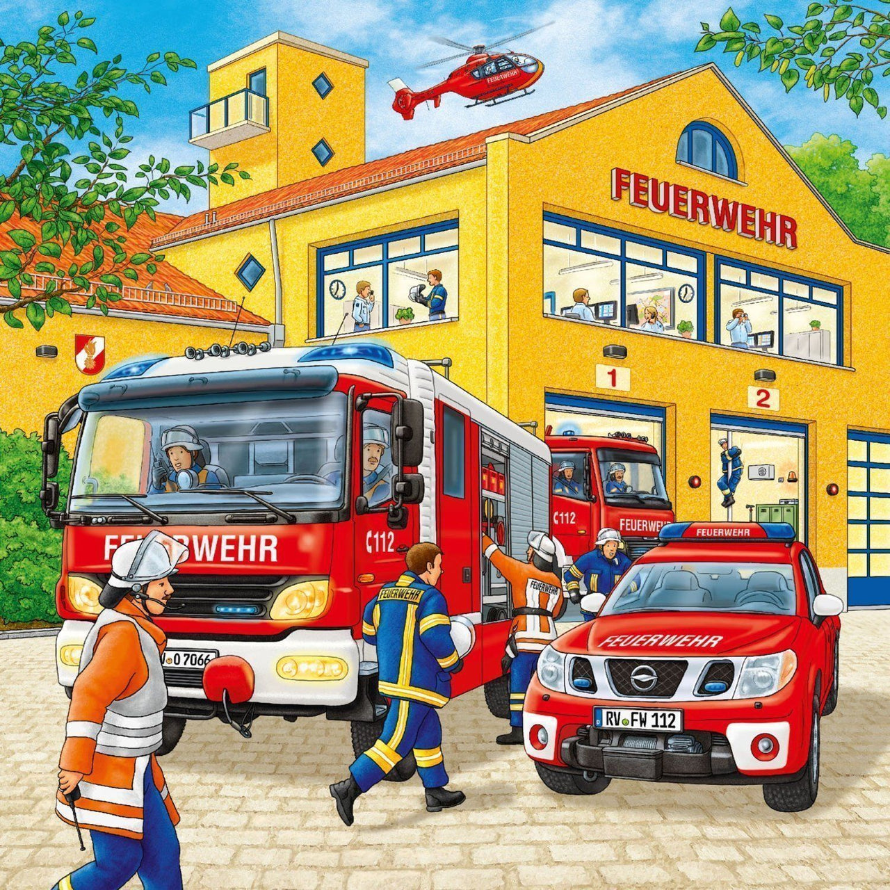 3 x 49 pc Puzzle - Fire Brigade Run