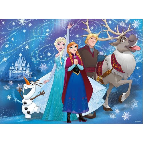 100 pc Puzzle - Glitter Disney Frozen Glittery Snow