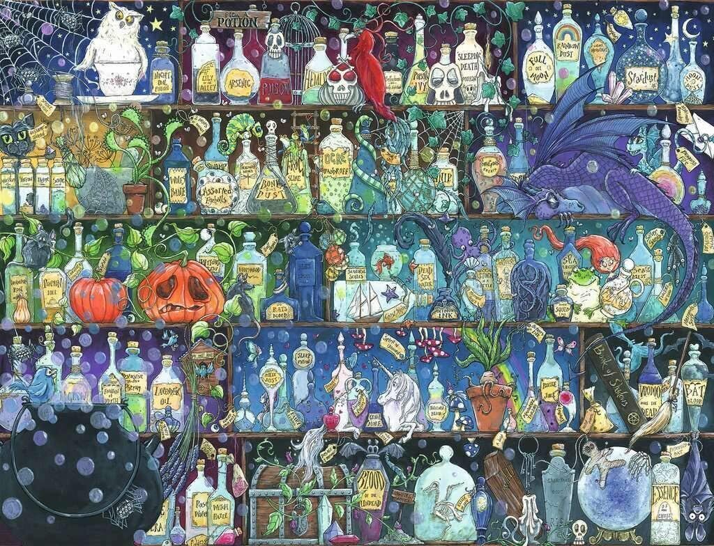 2000 pc Puzzle - Poisons & Potions