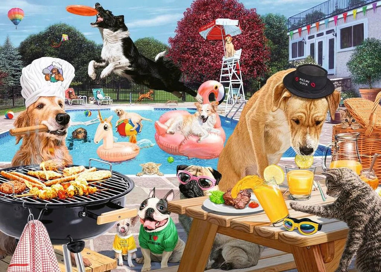 1000 pc Puzzle - Dog Days of Summer