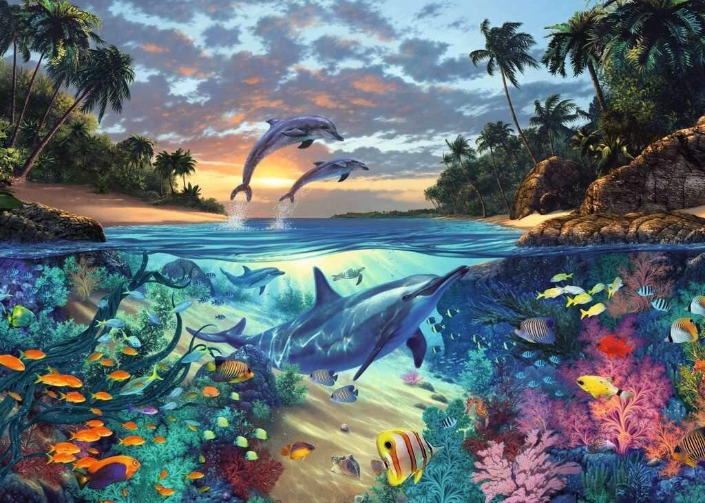 1000 pc Puzzle - Coral Bay