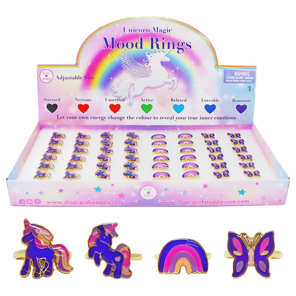 Unicorn Magic Mood Rings