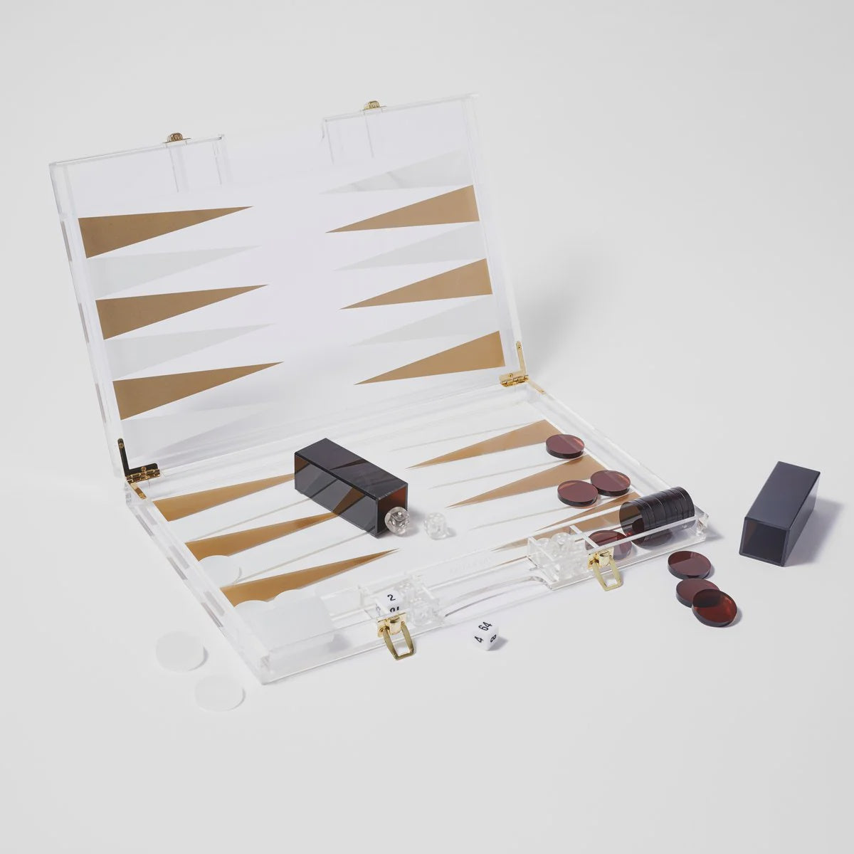 Lucite Backgammon - Whiskey Noir Edition