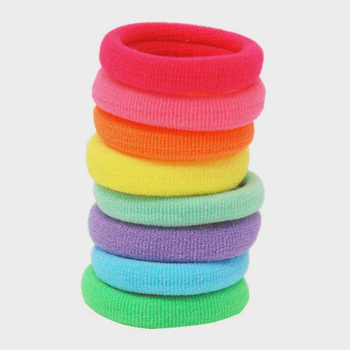 Colour Burst Snag-free Hair Elastics 8pk