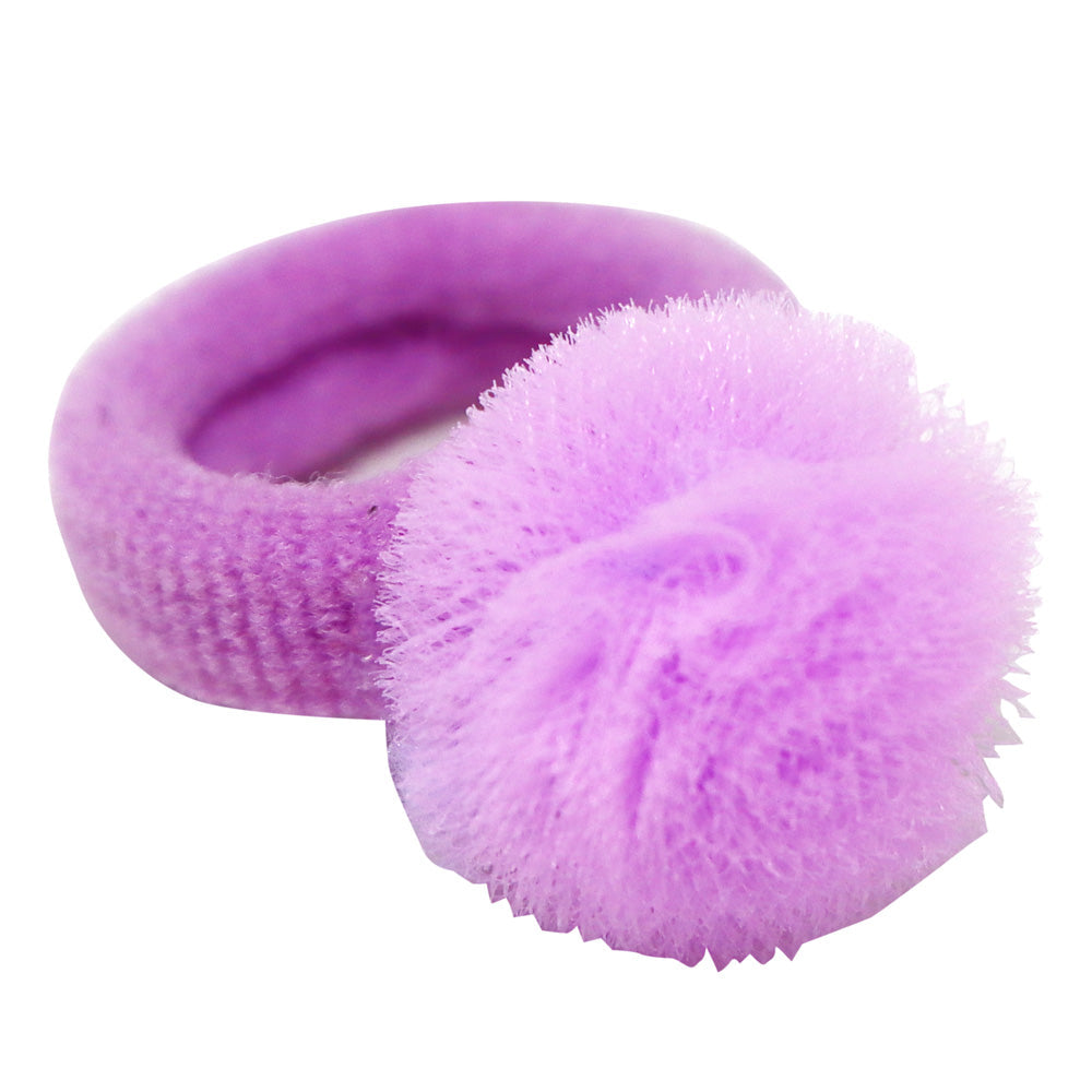 Baby Pastel Pom Pom Elastic Set of 5
