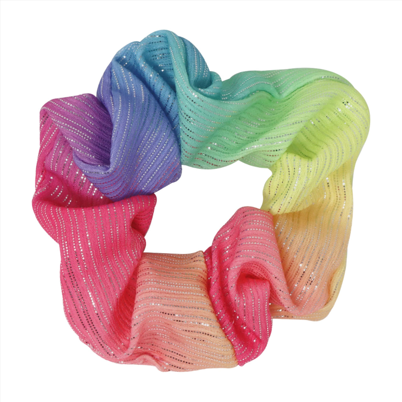 Rainbow Scrunchie