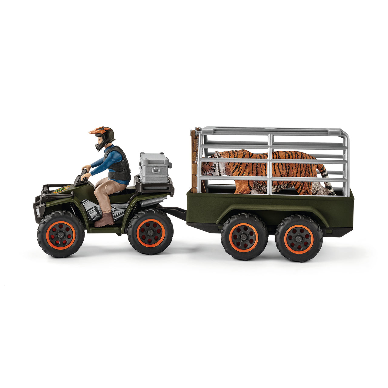 Quad Bike with Trailer and Ranger