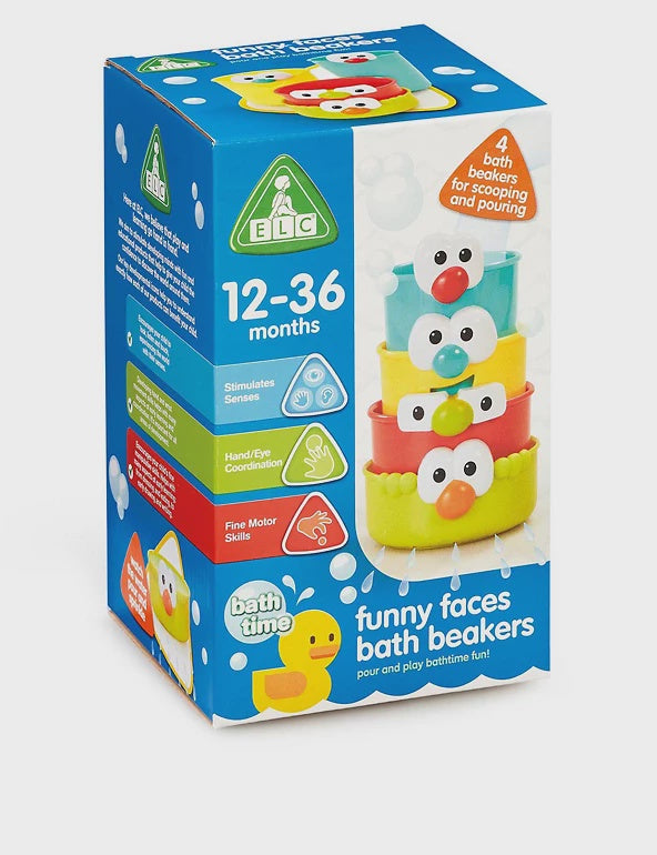 Funny Face Bath Beakers