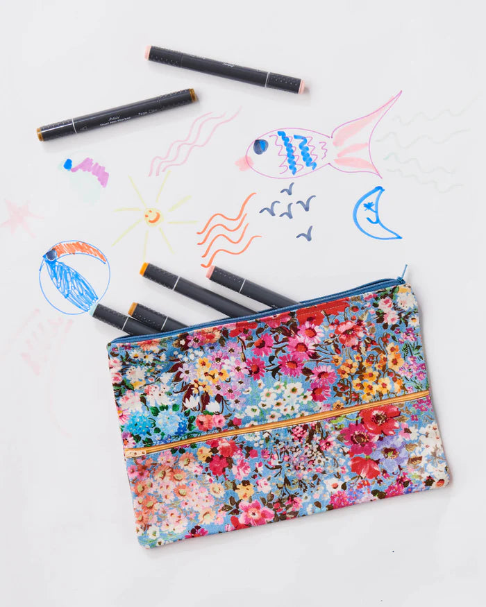 Cotton Zip Pencil case