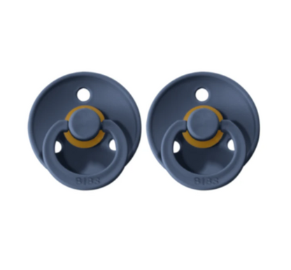 Round Pacifier Dummies Size 1 (0-6 Months) - 2pk