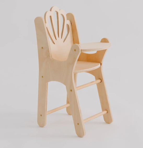 Shell Doll's Highchair