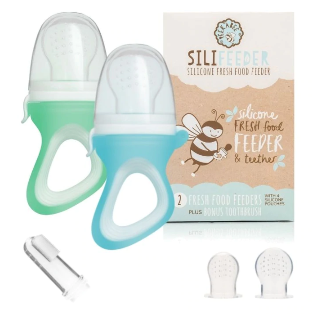 Silifeeder: Silicone Fresh Food Feeder Twin Pack