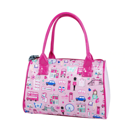 I Love London Barrel Handbag