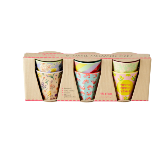 Melamine Cups Set - Yippie Yippie Yeah