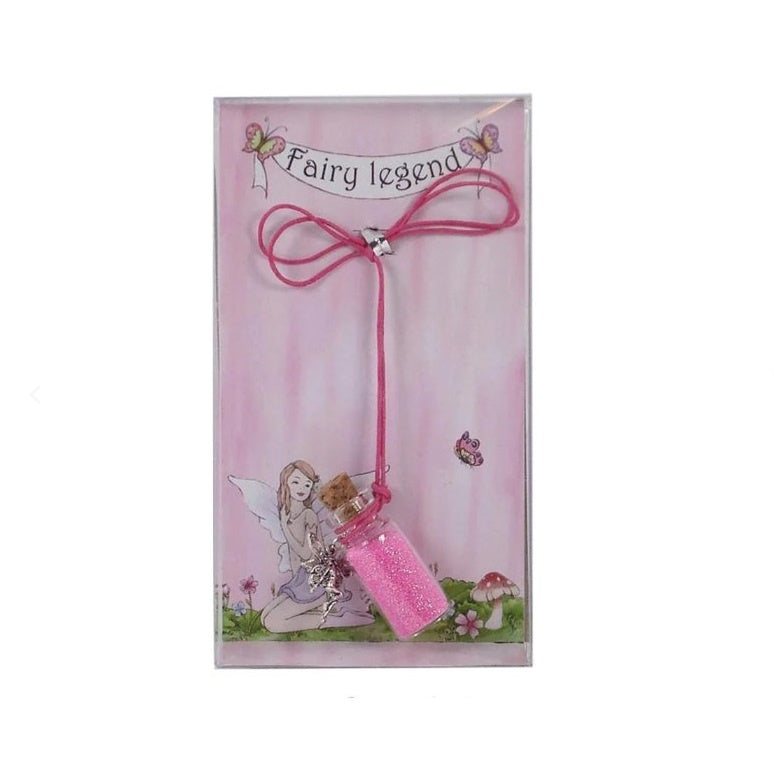 Glass Fairy  Dust Necklace