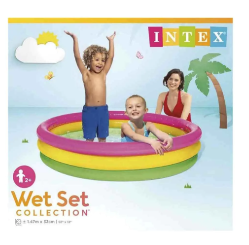 Intex 3 Ring Sunset Glow Pool