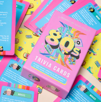 80s Trivia Cards