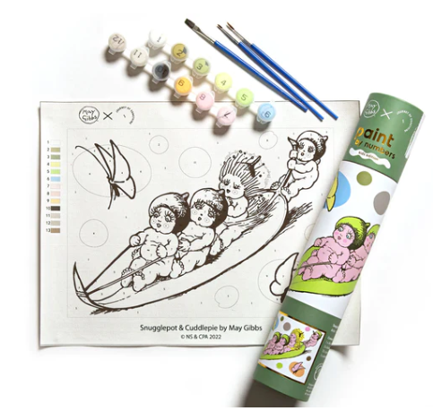 Kids Paint By Numbers - May Gibbs